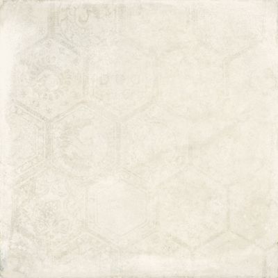 Schlichte, hellbeige Fliese.