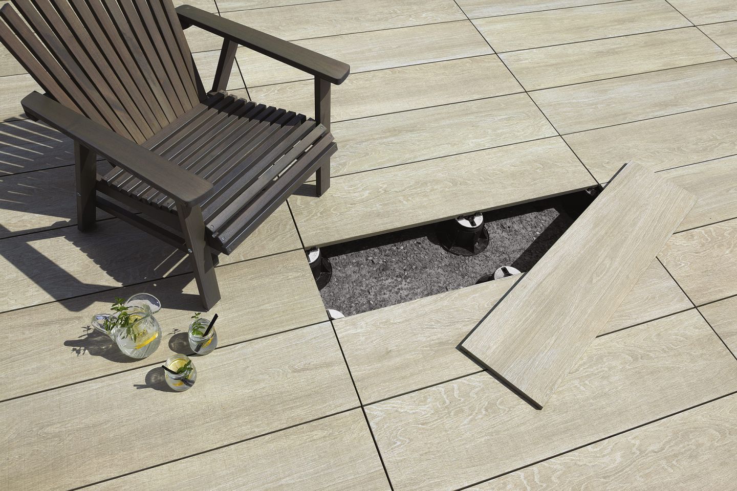 Fliesen in Gärten und auf Terrassen richtig verlegen: 