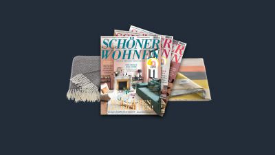 Stylisiertes Fliesenmuster in hellen Farben.