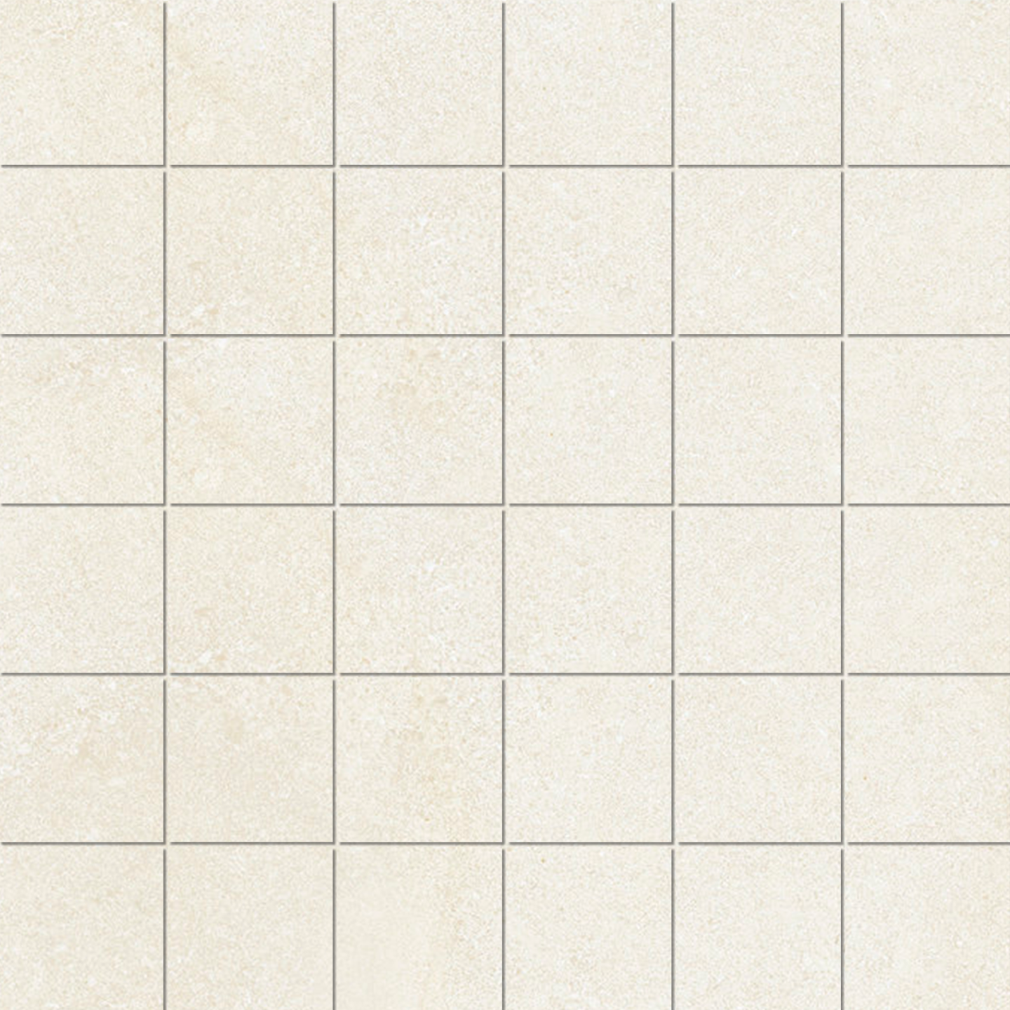 Helle, quadratische Fliesen in Beige mit dezenter Struktur für Innen- und Außenbereich.