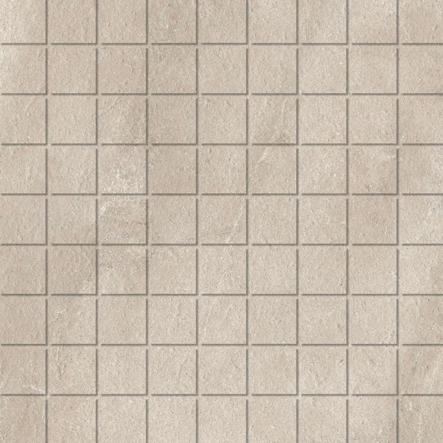 Hochwertige beige Mosaikfliesen in Steinoptik, ideal für Innen- und Außenbereiche.