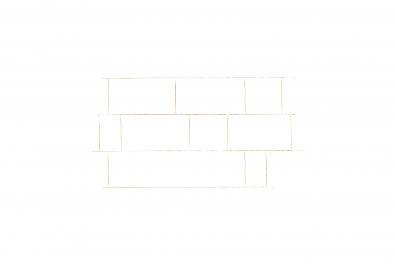 Feines Fliesenraster mit beigen Fugen auf weißem Grund.