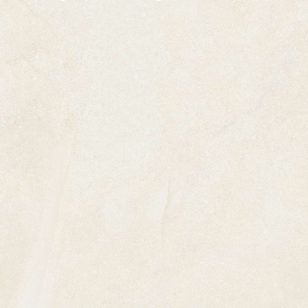 Cremeweiße Fliese mit dezenter Oberflächenstruktur.